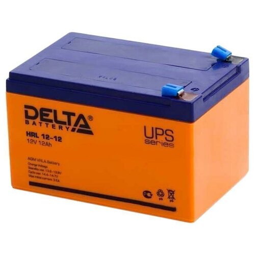 Аккумулятор DELTA HRL 12-12 батарея для ибп delta hrl 12 7 2 12v 7 2ah