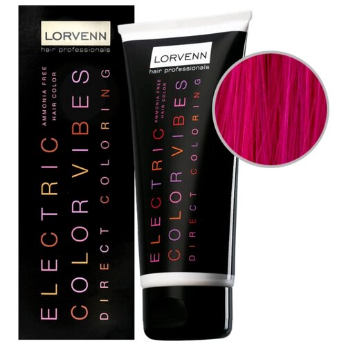 Краситель прямого действия LORVENN Electric Color Vibes Magenta Venus Малиновая Венера, 90 мл