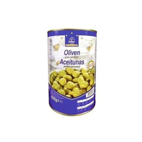 Оливки HORECA SELECT резаные зеленые, 4.25 кг - ARO