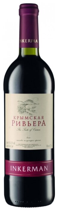 Вино Крымская Ривьера Красное, 0.75 л