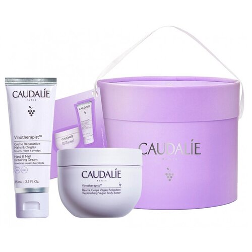 Caudalie Vinotherapist Набор для тела Бальзам для тела 250мл, крем для рук и ногтей 75мл