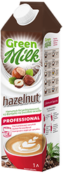 Ореховый напиток Green Milk Hazelnut Professional из фундука 1 л