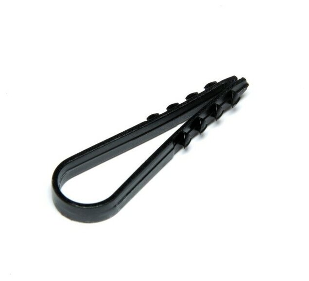 Дюбель-хомут для крепления кабеля 11-18 мм черный, 100 шт (фасовка) 60454-0 - фотография № 10
