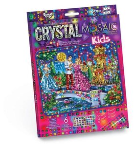 Фото Danko Toys Набор алмазной вышивки Crystal Mosaic Золушка (CRMk-01-06)