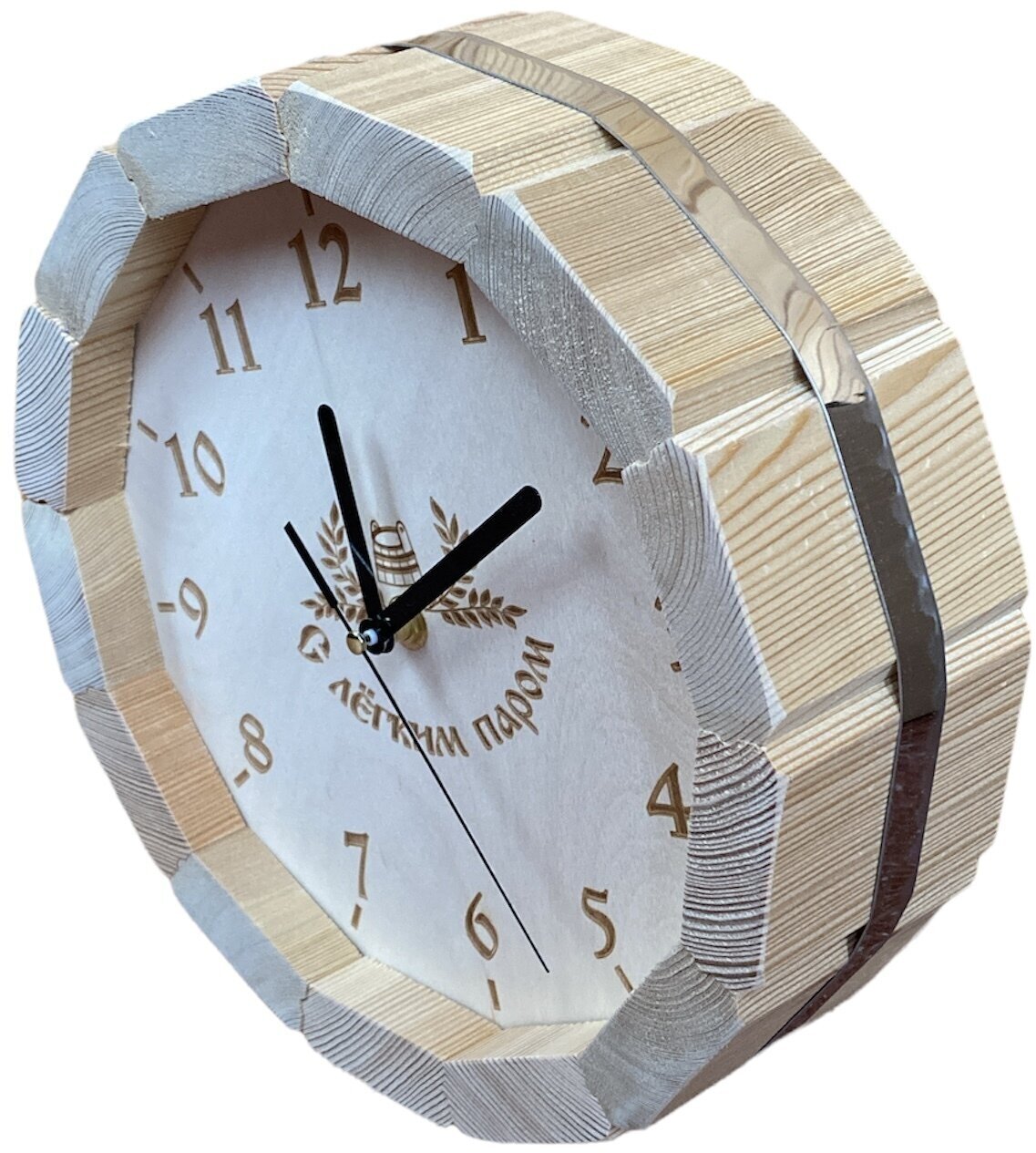 Часы для бани и сауны, С легким паром — фото 1