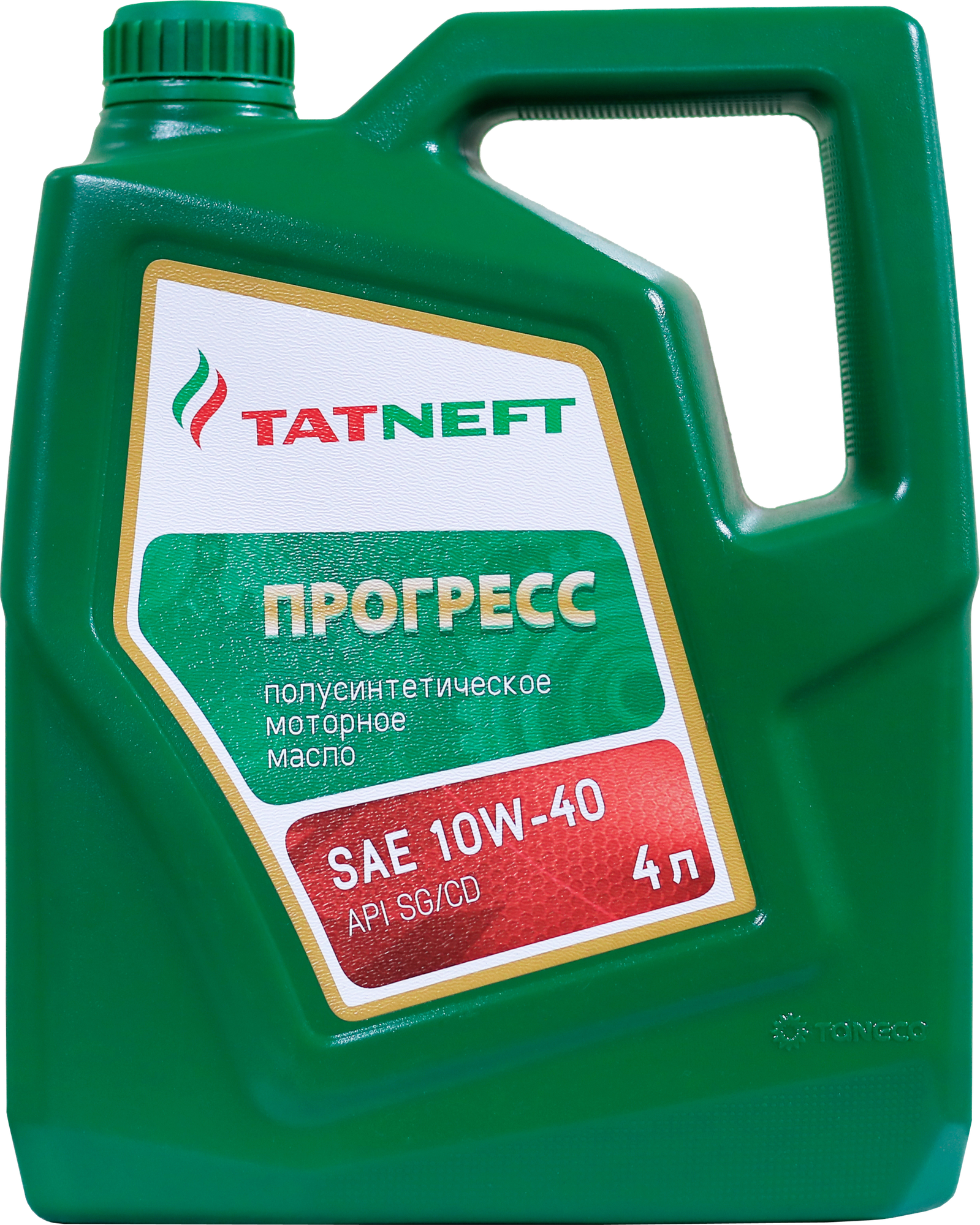 Полусинтетическое моторное масло Татнефть Прогресс 10W-40, 4 л, 1 шт.