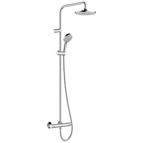 душевая стойка hansgrohe vernis shape 26318000 с термостатом хром Hansgrohe Душевая система Hansgrohe Vernis Shape Showerpipe 26318000 с термостатом Хром