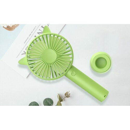 Портативный переносной мини-вентилятор USB с аккумулятором салатовый 38500₽