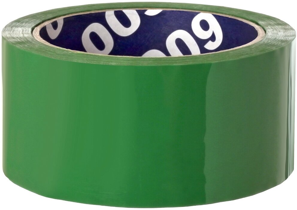 фото Скотч упаковочный Unibob 600 48 мм x 66 м, зеленый