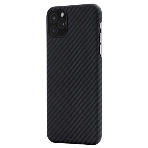 фото Чехол-накладка pitaka magez case (арамид) для apple iphone 11 pro max черно-серый
