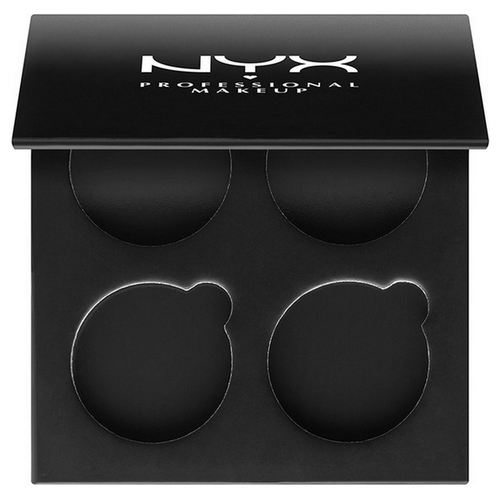 NYX professional makeup Футляр для косметики Empty 4 Shadow Pro Palette черный