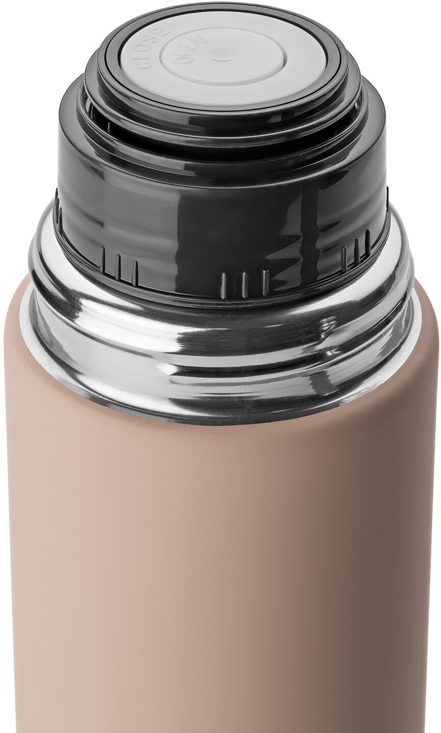 Термос кнопка-клапан APOLLO "Satin touch" светло-розовый 750 мл - фотография № 4