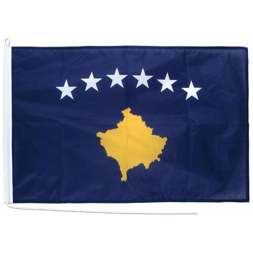 Флаг Косово на яхту или катер 40х60 см флаг слабоумие и отвага на яхту или катер 40х60 см