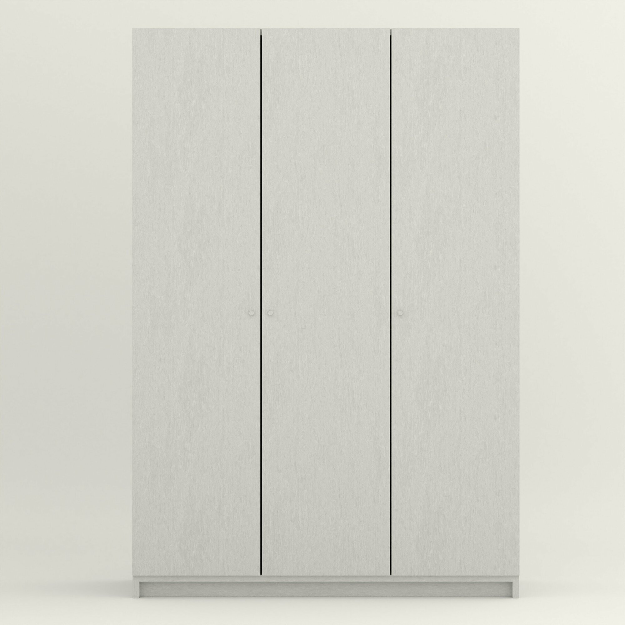 Шкаф распашной белого цвета трехдверный (Ширина 117 см, Высота 240 см Глубина 55 см) для прихожей, спальни, зала, гостинной. - фотография № 3