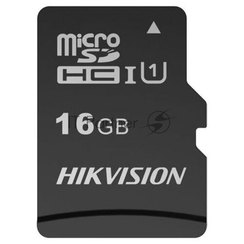 Флеш карта microSDHC 16GB Hikvision HS-TF-C1(STD)/16G/Adapter (с SD адаптером) R/W Speed 90/12MB/s sd карта hikvision premier hs tf c1 64g microsd