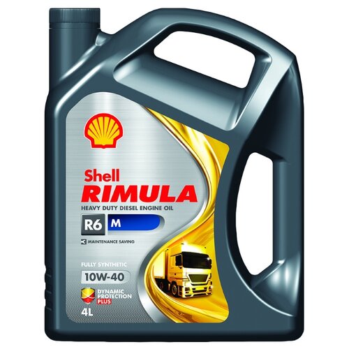 фото Моторное масло shell rimula r6 m 10w-40 4 л