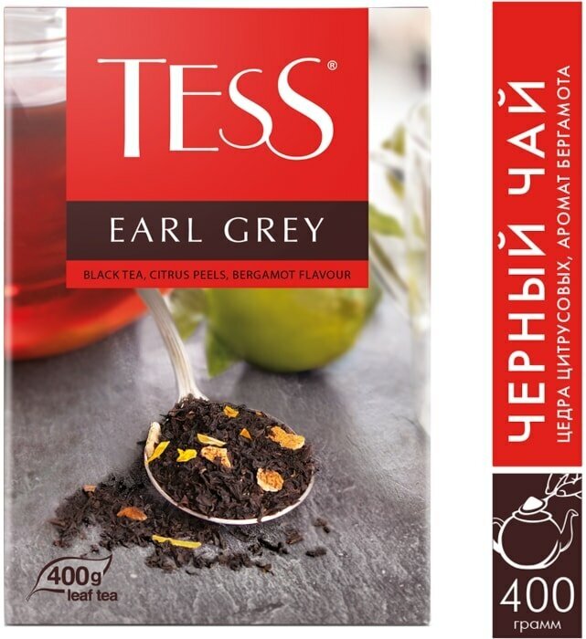 Чай черный Tess Earl Grey 400г