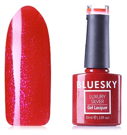 Bluesky, Гель-лак Luxury Silver №565