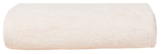 Полотенце махровое Tapioca, без рисунка, бежевый; размер: 40 х 70
