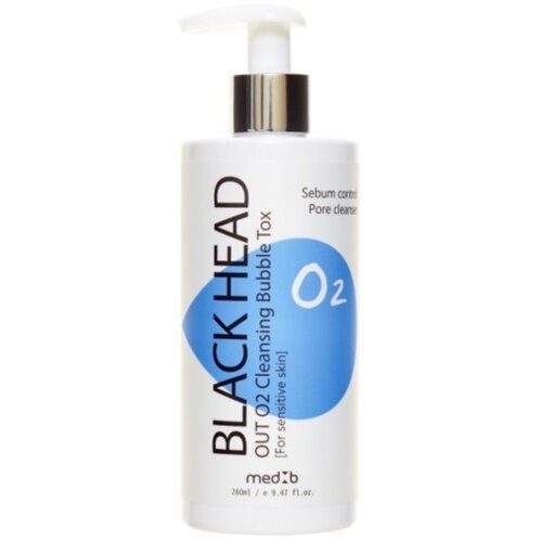 пенка для умывания medb black head out cleansing foam 180 мл Кислородно-пузырьковая очищающая пенка для умывания Med B, от чёрных точек, 280 мл