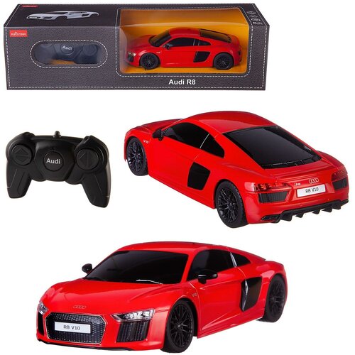 Машина р у 1:24 AUDI R8 2015 Version Цвет Красный 72300R