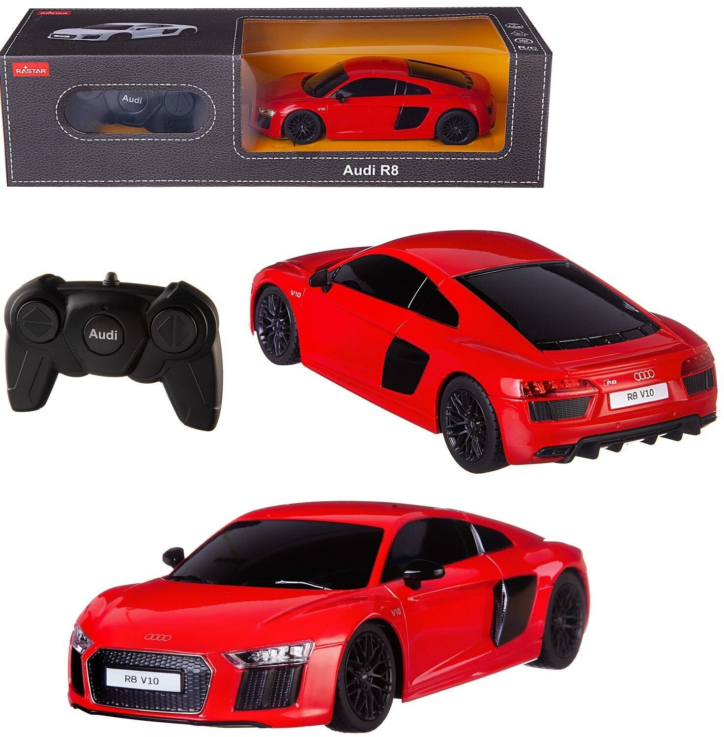 Машина р у 1:24 AUDI R8 2015 Version Цвет Красный 72300R