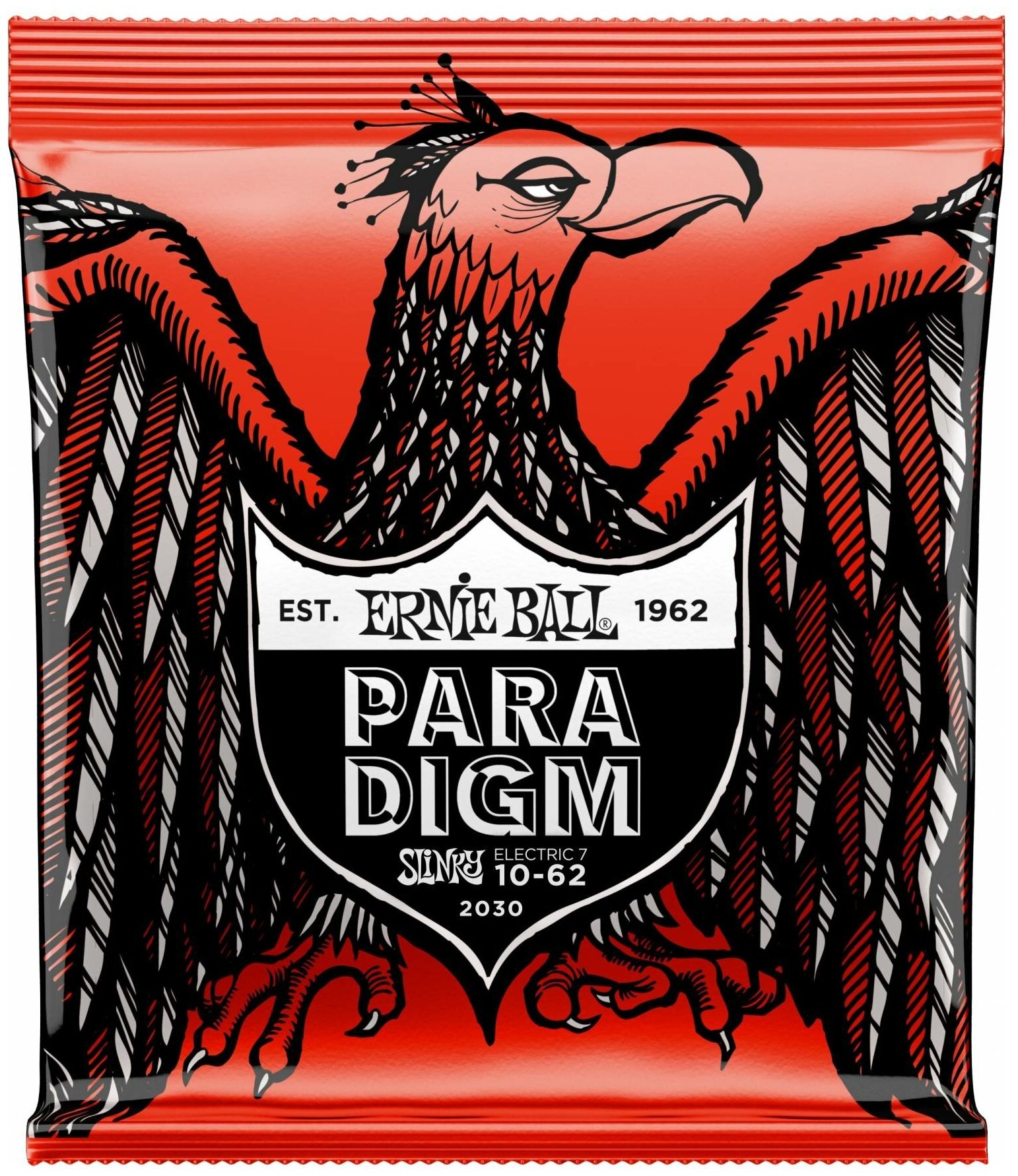 ERNIE BALL 2030 Paradigm Slinky Skinny Top Heavy Bottom 10-62 - Струны для 7 струнной электрогитары