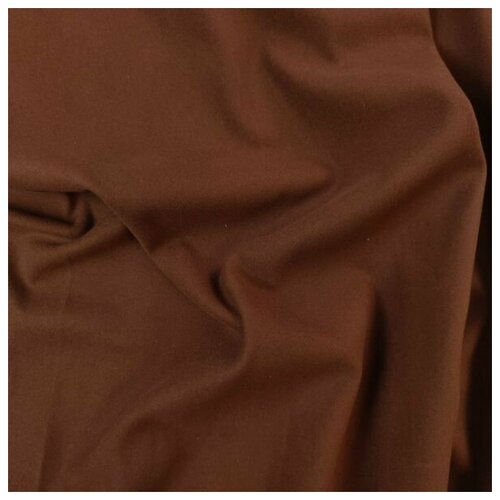 Ткань костюмная (коричневый) 100 хлопок италия 60см* 154 см ткань костюмная хлопок белый 100 хлопок италия 100см 154 см