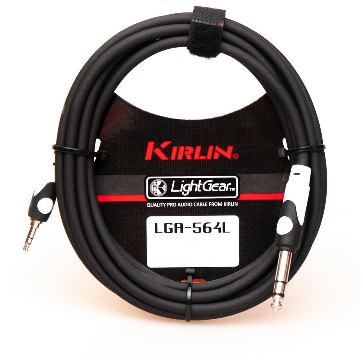 Kirlin LGA-564L/3M 3,5MM TRS PLUG - 1/4" TRS PLUG patch кабель соединительный 3 метра