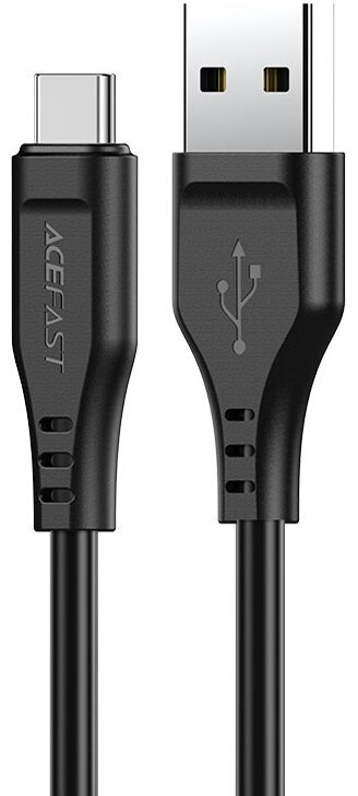 Кабель Acefast C3-04 USB-A to USB-C Charging Data Cable (1,2 метра) чёрный (AF-C3-04-BK)
