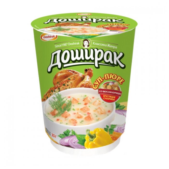 Doshirak Суп-пюре со вкусом курицы 30 г