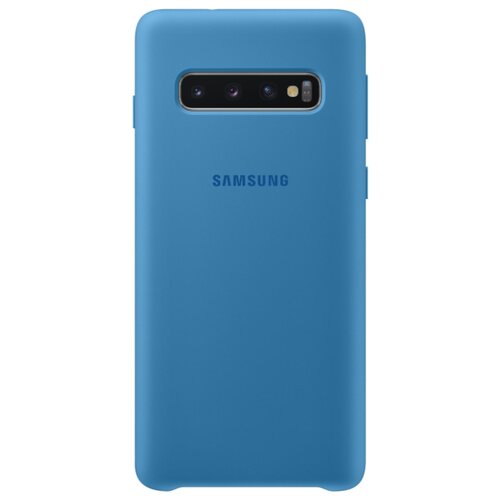 фото Чехол-накладка samsung ef-pg973 для galaxy s10 синий