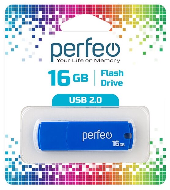 USB флешка Perfeo USB 16GB C05 синяя