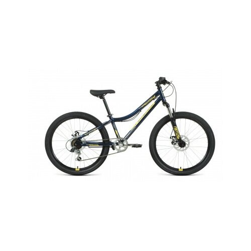 Велосипед FORWARD Titan 24 20 disc 6ск р12 тёмно-синийзолотой 2090000₽