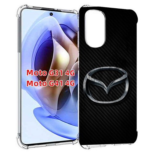 Чехол MyPads mazda мазда 1 женский для Motorola Moto G31 4G / G41 4G задняя-панель-накладка-бампер чехол mypads lada лада ваз 1 для motorola moto g31 4g g41 4g задняя панель накладка бампер