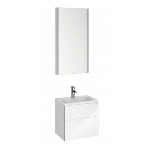 Тумба с раковиной и зеркалом Keuco Royal Reflex 39601211102 белый