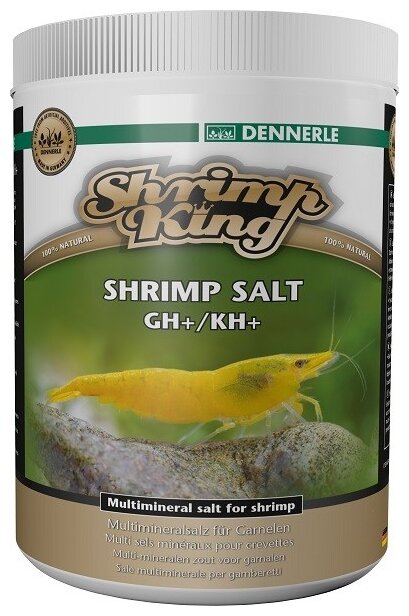 Соль Dennerle Shrimp King Shrimp Salt GH+/KH+ 1000г