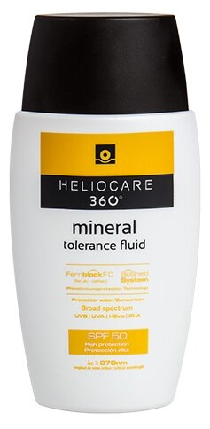 Heliocare флюид 360º Mineral Tolerance Fluid SPF 50, 50 мл