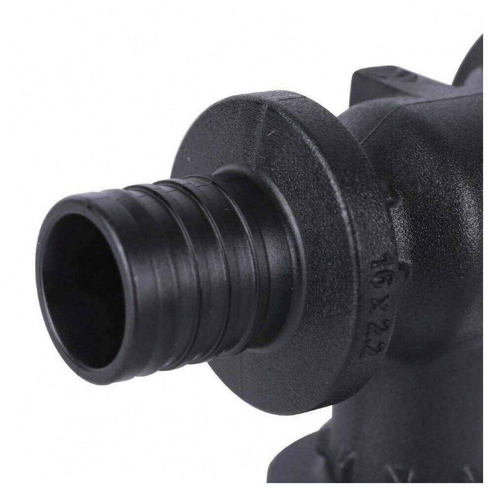 PX 11600821001 Тройник PPSU с уменьшенным боковым и торцевым проходами (25 мм, 2 x 16 мм) REHAU - фото №6