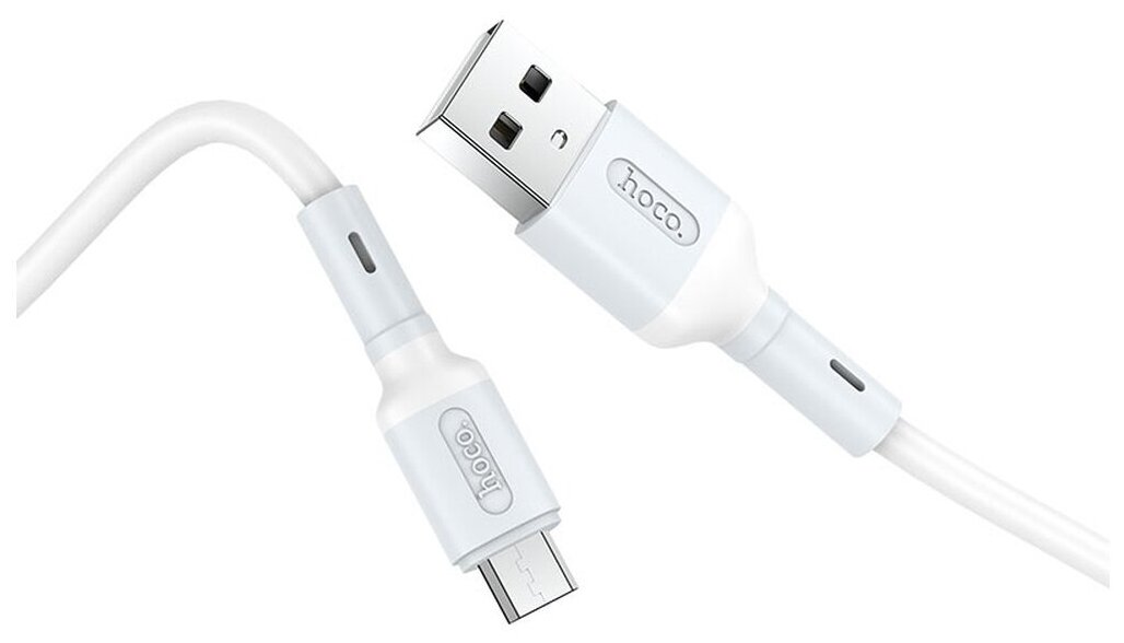 Кабель USB HOCO X65 Prime для Micro USB, 2.4А, длина 1.0м, белый