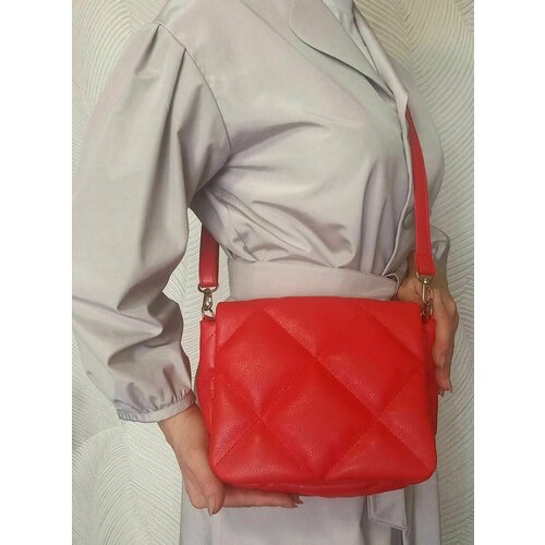 фото Сумка женская через плечо ol-brands маленькая кассия, оранжевая