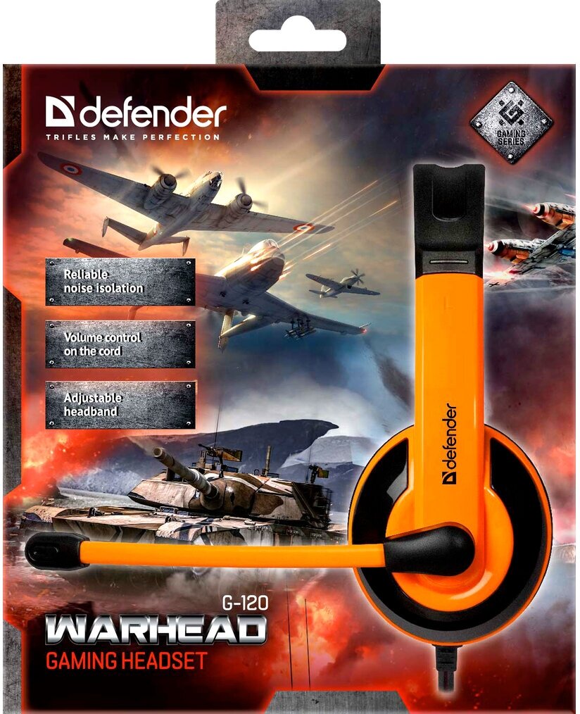 наушники с микрофоном Defender Warhead G-120 - фото №20