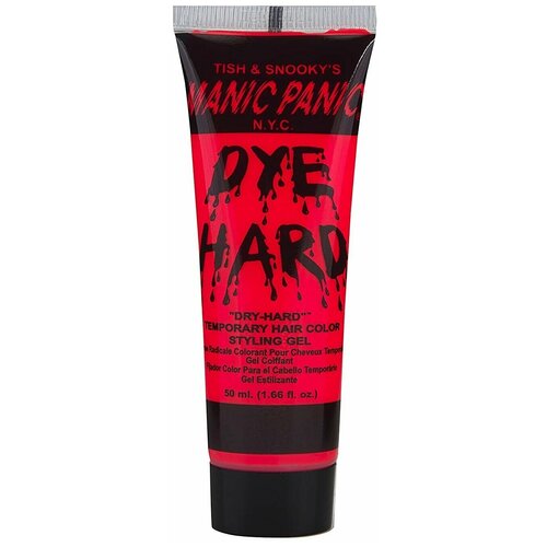 MANIC PANIC Цветной стайлинг гель для волос Dye Hard Electric Lava manic panic усиленная зеленая краска для волос green envy