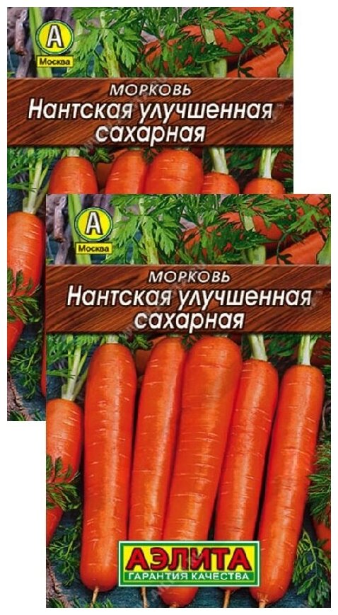 Морковь Нантская улучшенная сахарная (2 г) 2 пакета