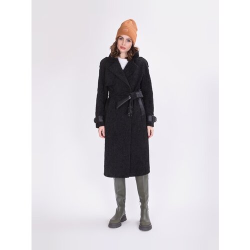 Пальто артикул 6-0005/7м-161 размер 42 цвет чёрный