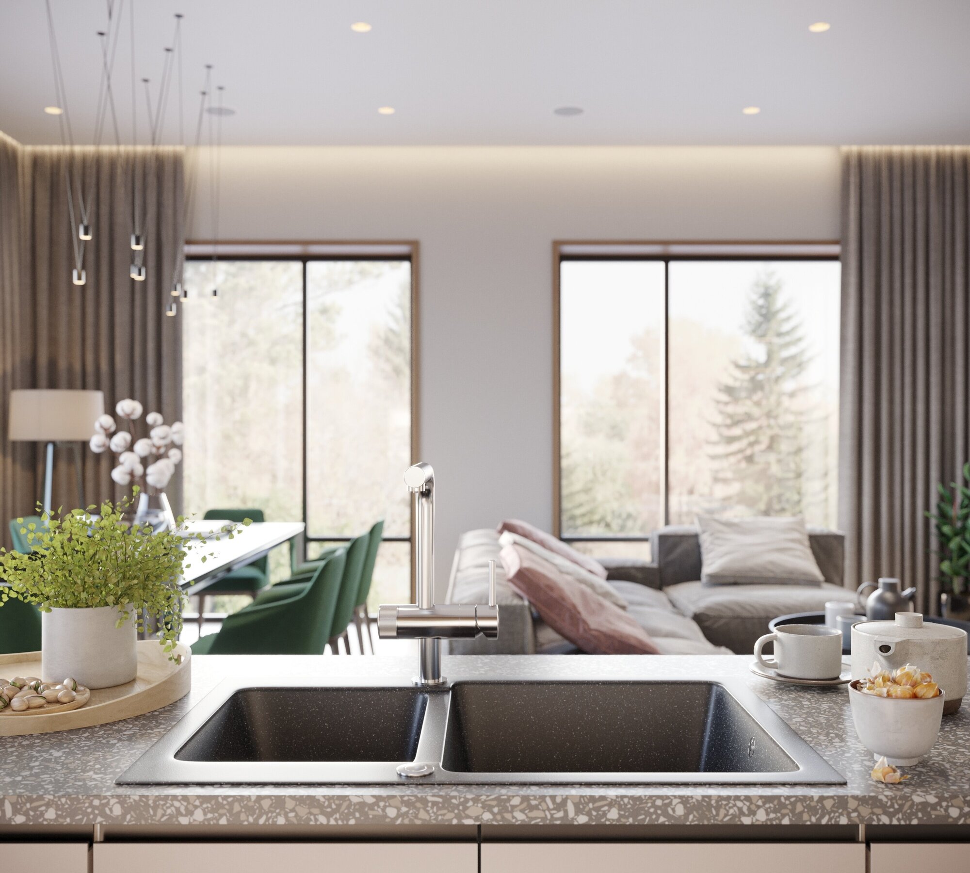 Смеситель для кухни Grohe - фото №5