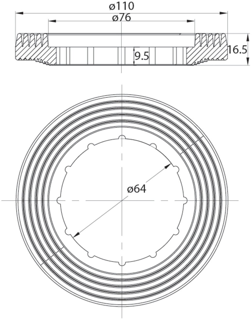 Клапан впускной IDDIS Optima Home F012400-0007, нижний подвод