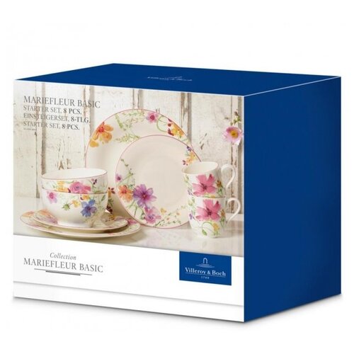 фото Набор посуды villeroy & boch mariefleur basic starter, 8 предметов