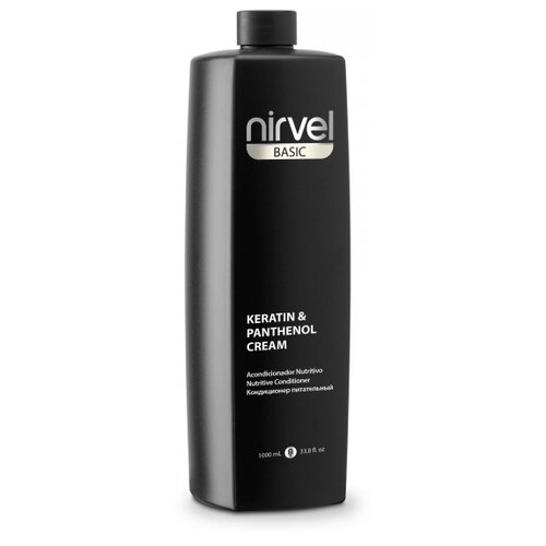 Nirvel Basic Кондиционер питательный Keratin & Panthenol Cream, 1000 мл honma tokyo кондиционер collagen caviar для глубокого восстановления сухих и поврежденных волос 300 мл