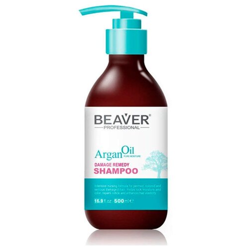 фото Beaver шампунь argan oil damage